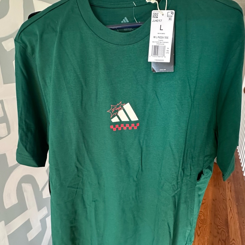 Adidas Green Graphic Men's Tee